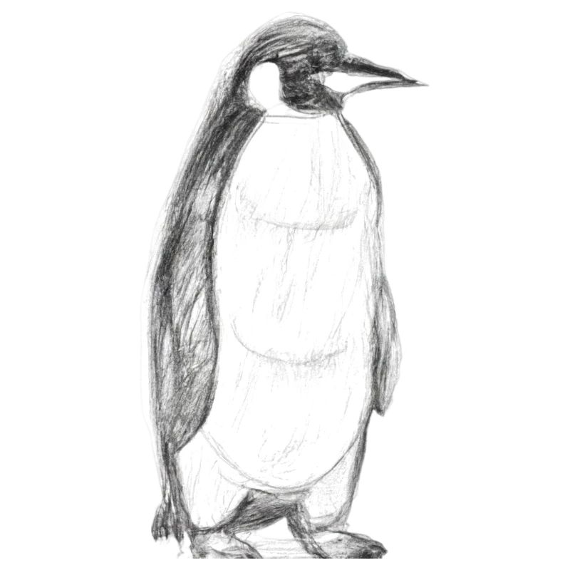 Pinguin Illustration
