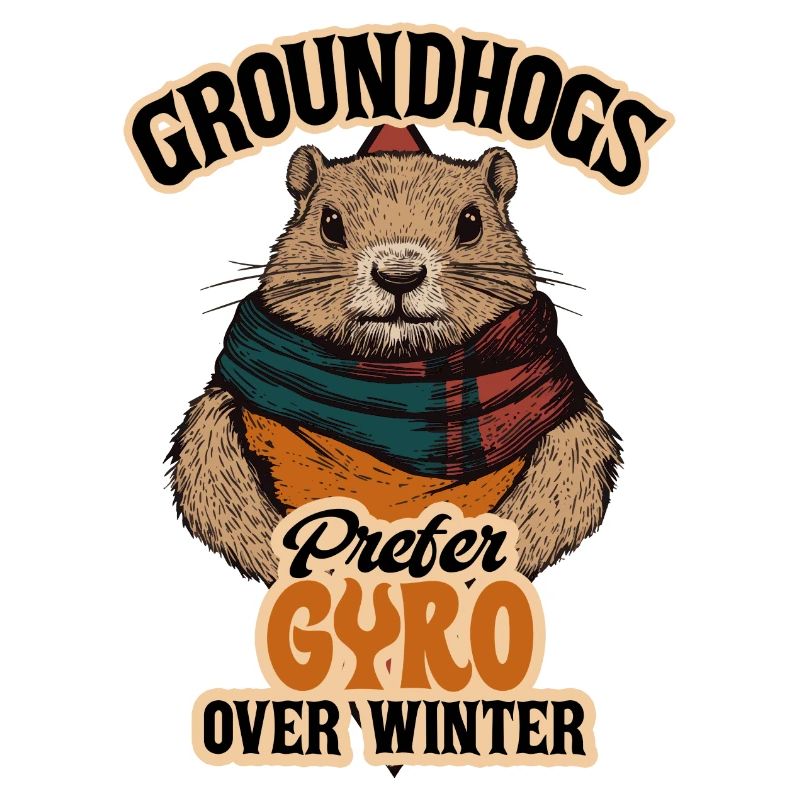 Groundhogs Prefer Gyro Over Winter Fun