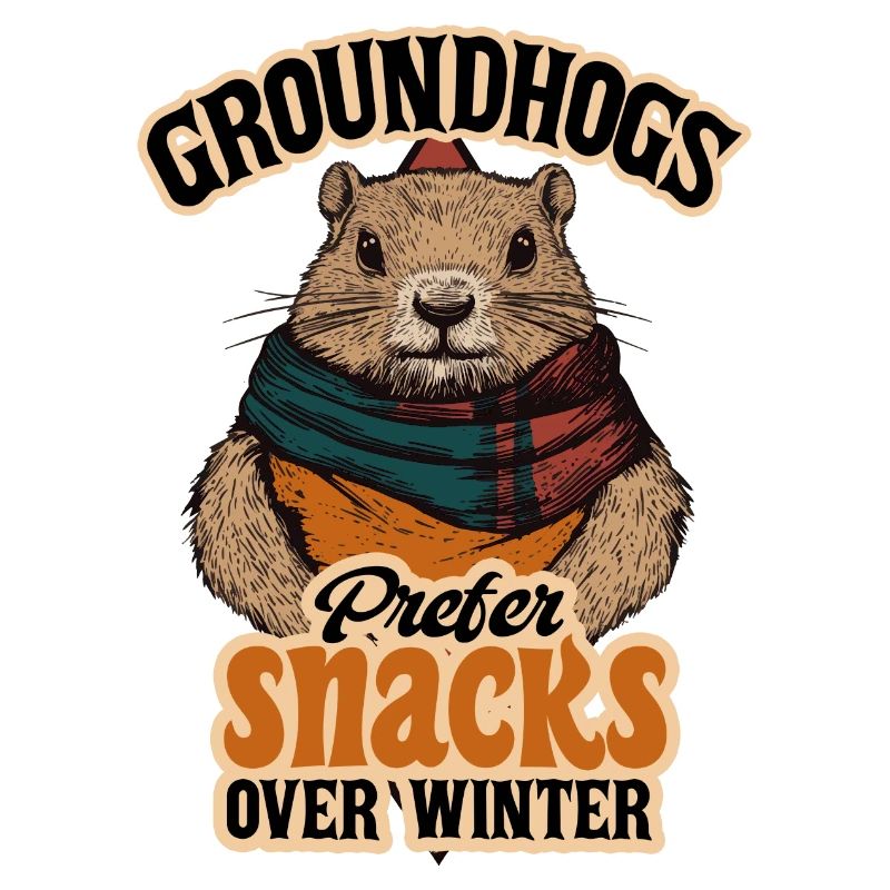 Groundhogs Prefer Snacks Over Winter Delight