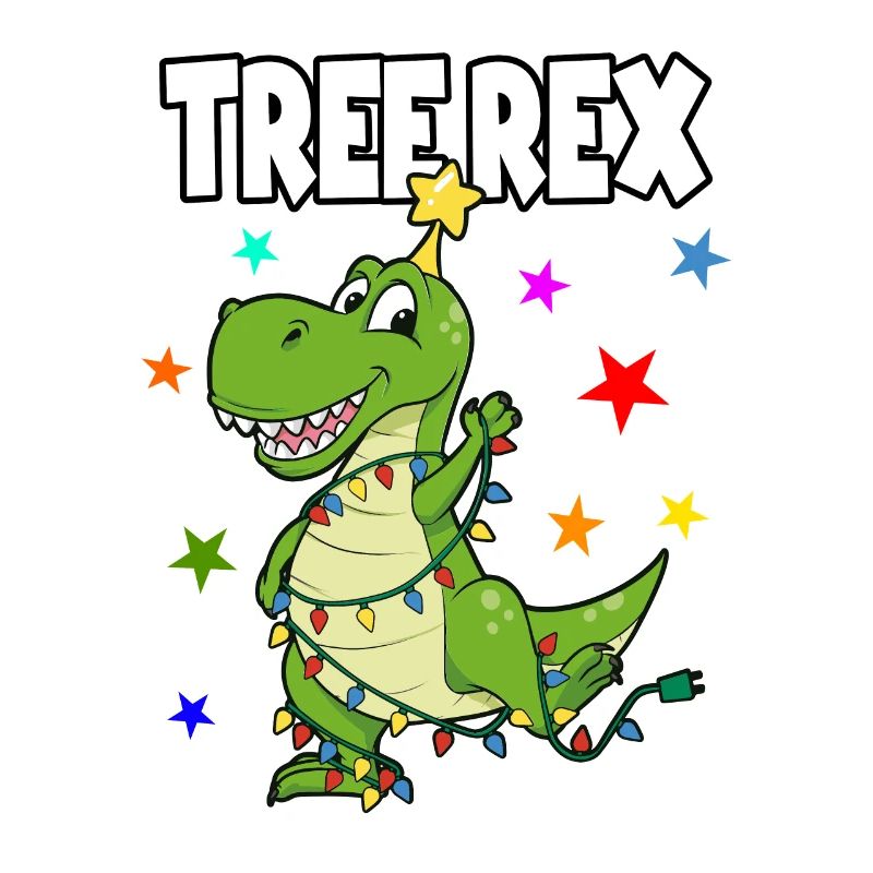 Tree Rex Dino Christmas for Dino lovers