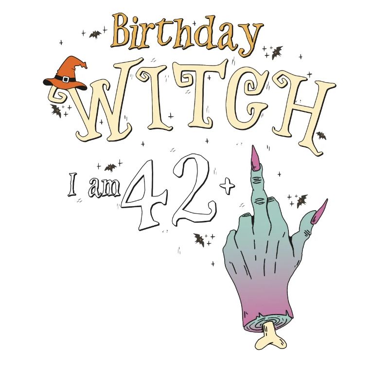 43 Year Old HallowQueen, 43rd Birthday Witch