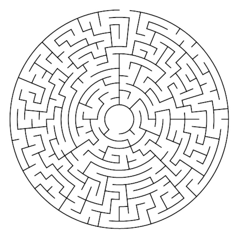 Labyrinth-Mandala