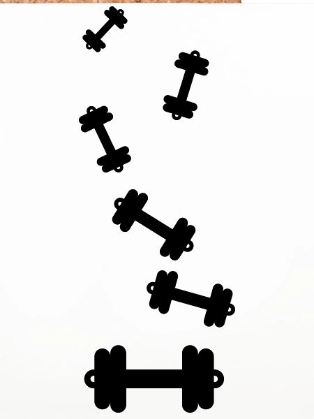Hantel gewichte icon