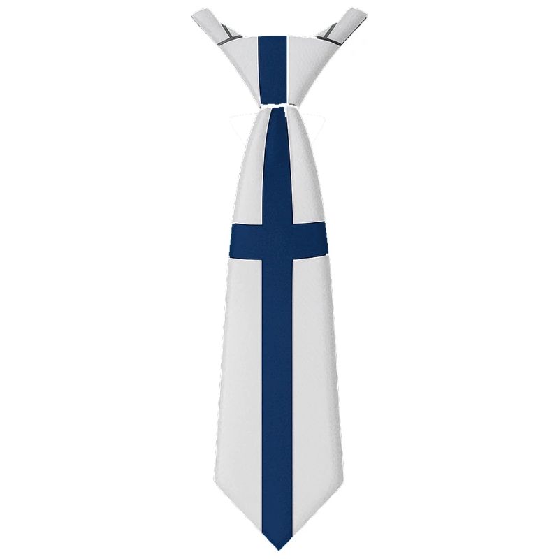 Finnland-Krawatte – Flaggendesign