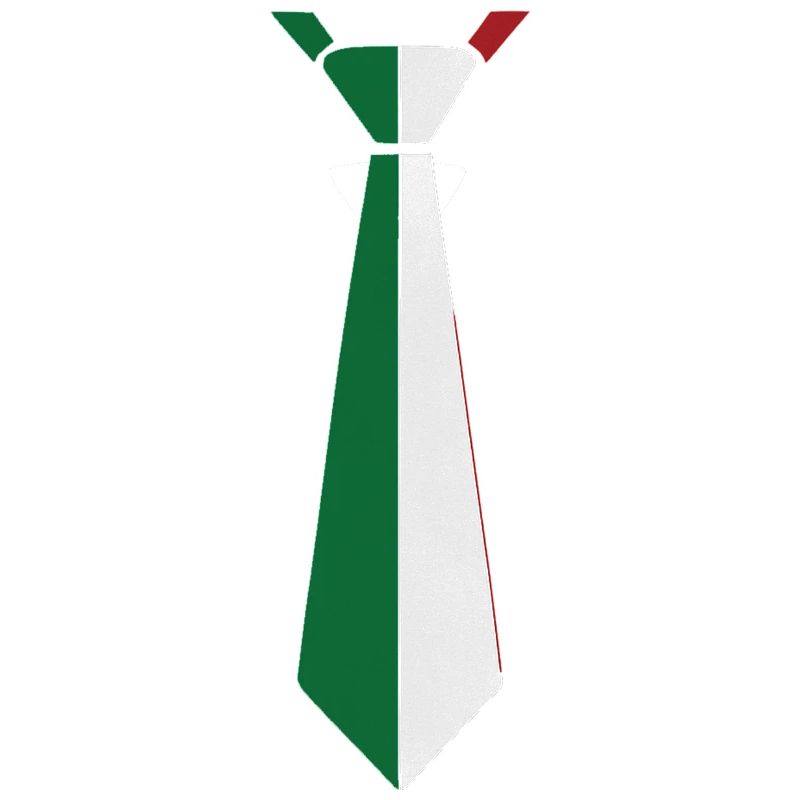 Cravate Italie – Conception du drapeau