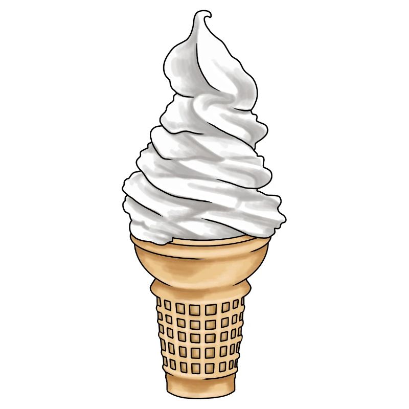 Softeis Eistüte Eisdiele