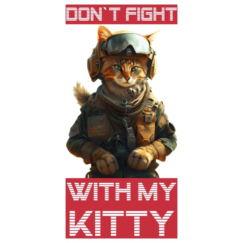 Fighter Cat, don't mess with Kitty