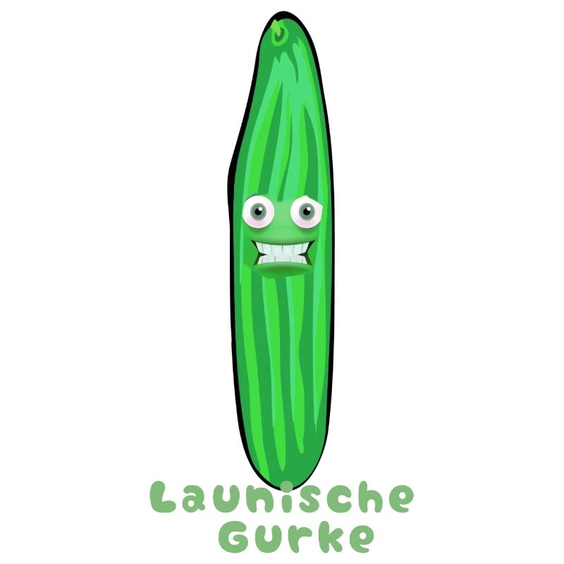 Launische Gurke, Gurken, Comic, Gurke,Comic
