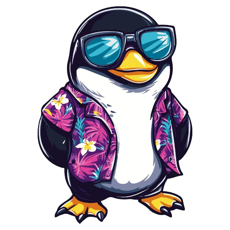 Penguin Comic Cool Summer