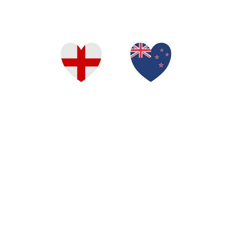 Drapeaux de l’Angleterre et de la Nouvelle-Zélande