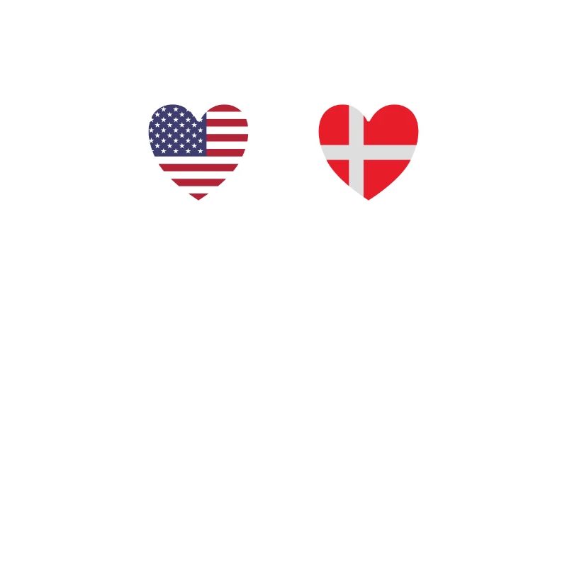 États-Unis et Danemark Drapeau danois Drapeaux