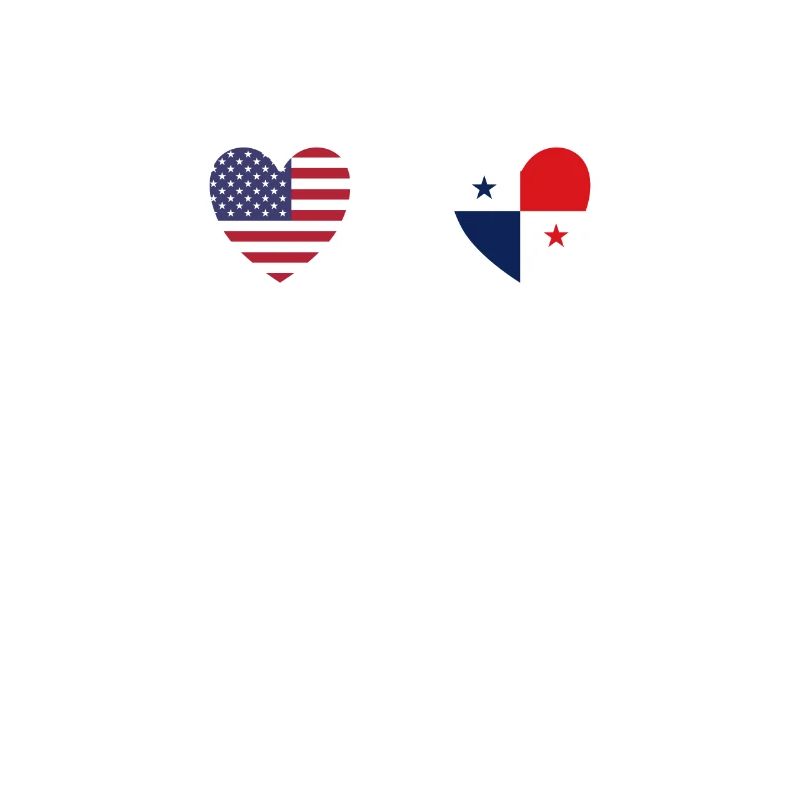Drapeaux des États-Unis et du Panama Drapeau panaméen