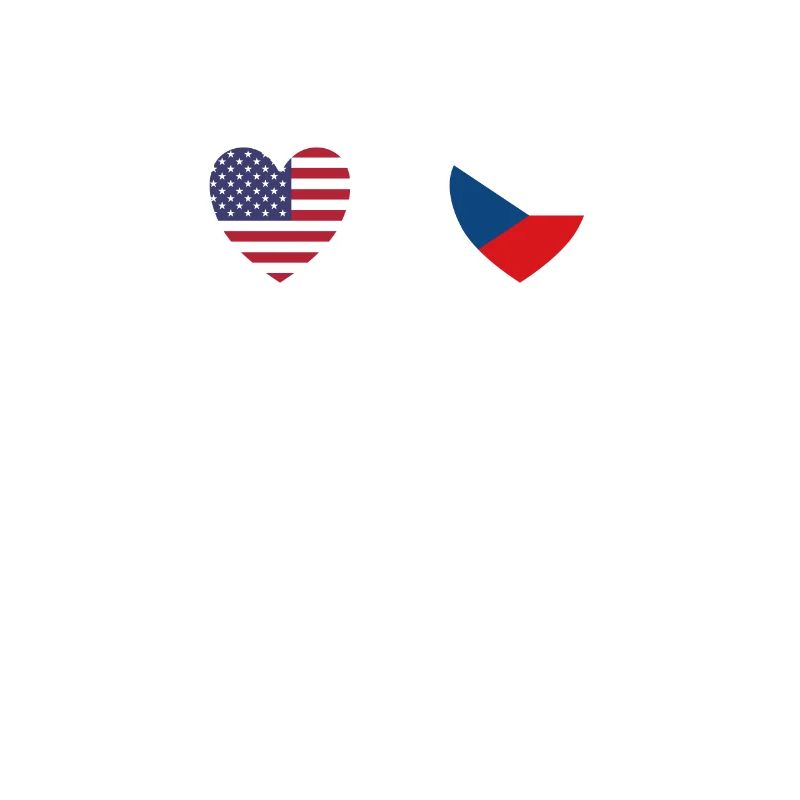 États-Unis et République tchèque Drapeaux du drapeau tchèque