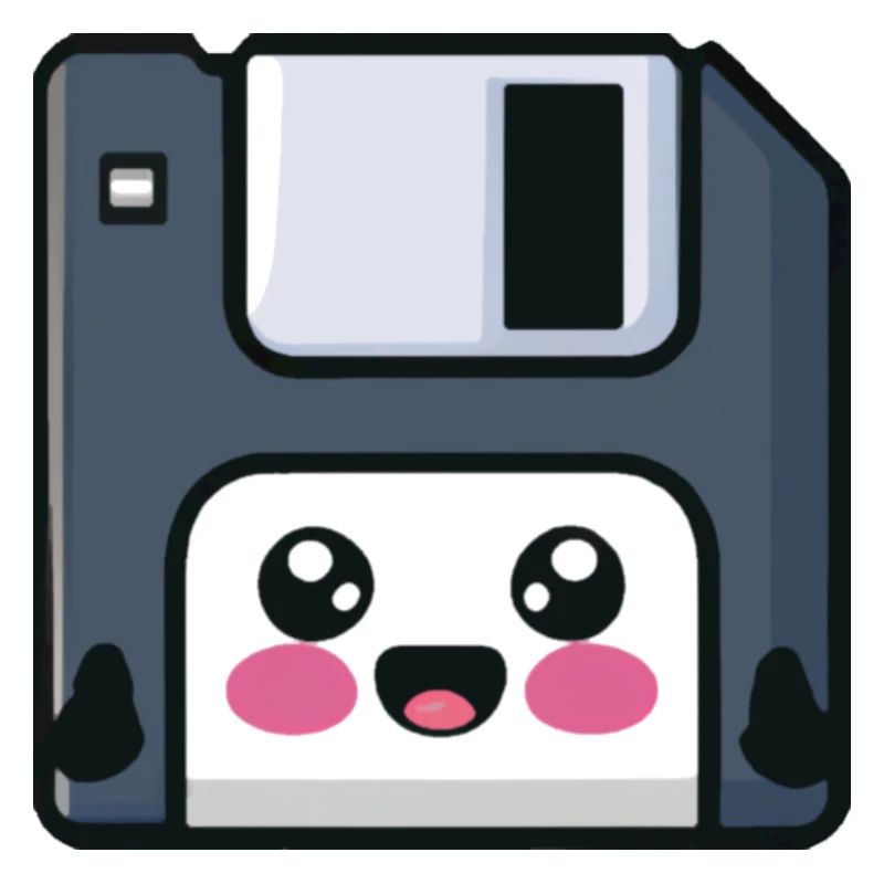 Floppy disk! Nostalgic technology!
