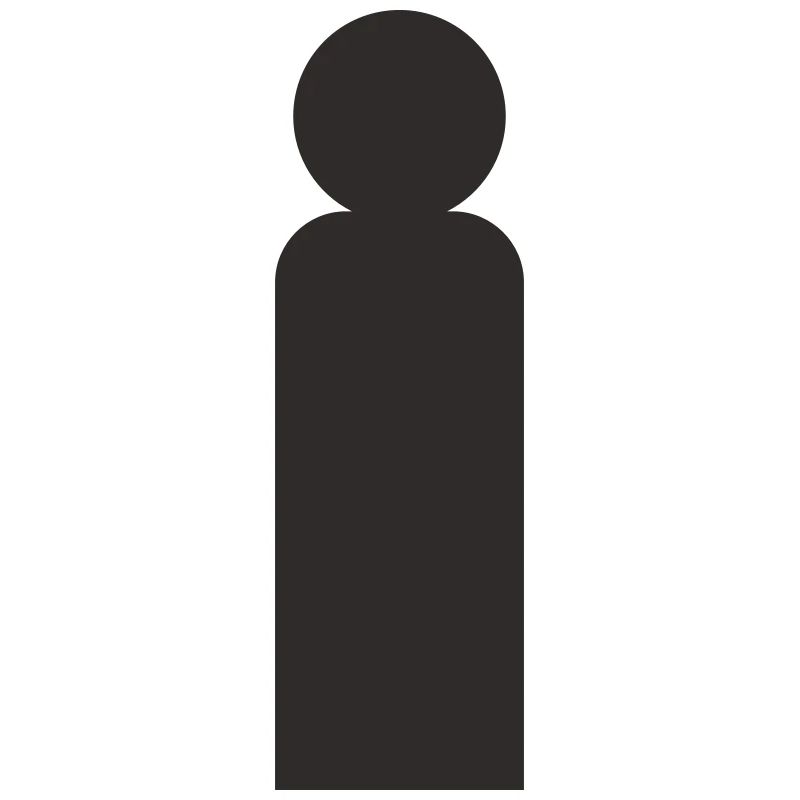 Minimalist Man Silhouette