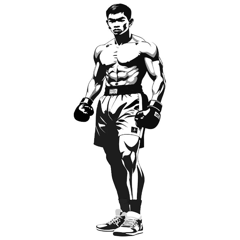 Thai Boxers - Martial Arts Sticker