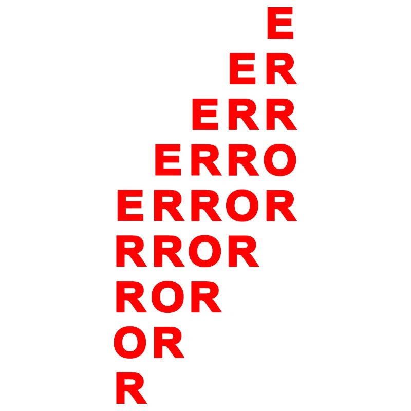 Error Saying Proverbs