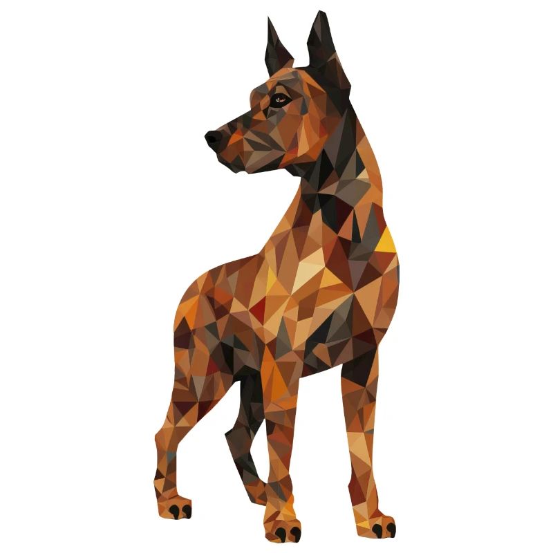 Polygone Doberman