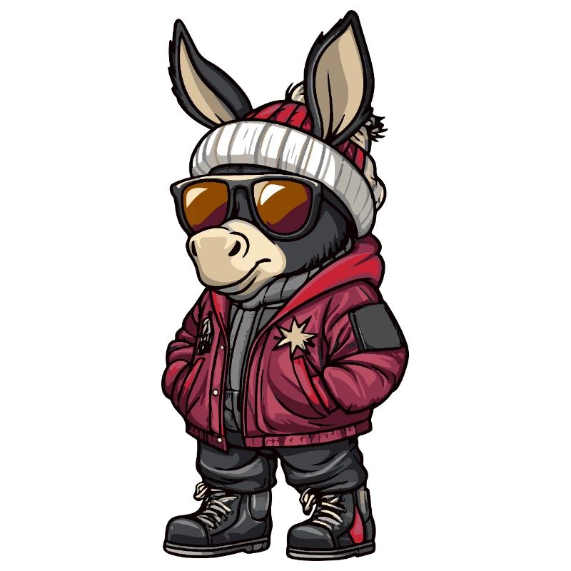 Esel Cool Comic