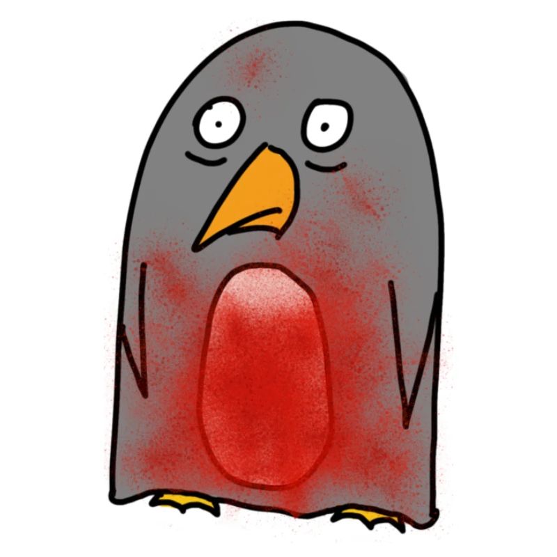 Splatter Pinguin