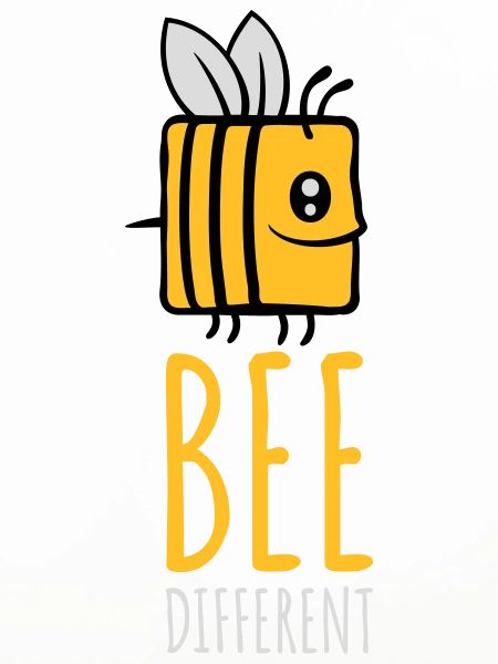 bee different Spruch Zitat
