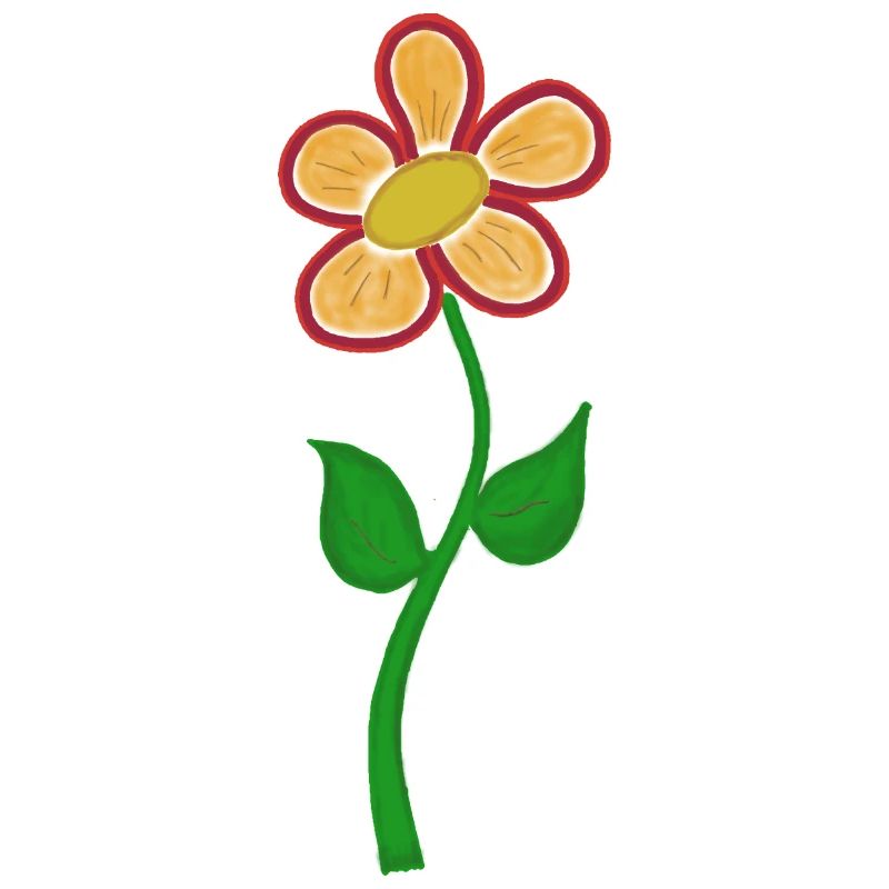Chère fleur brille sur vous
