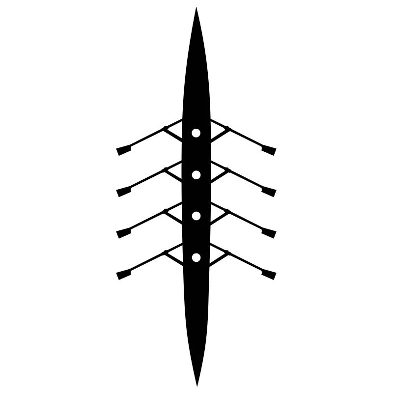 Foursome rowboat