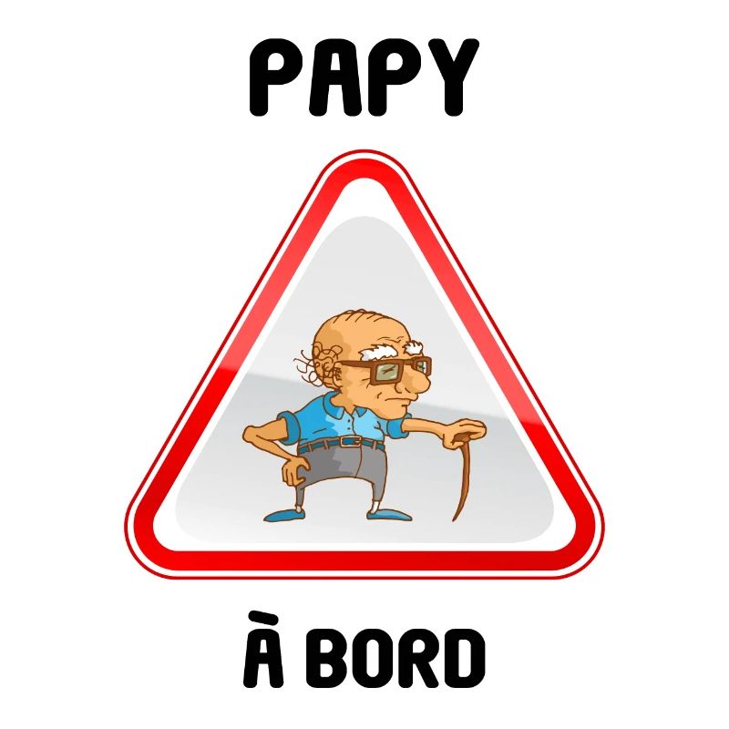 Papy à bord de ce super cadeau pour un super papy