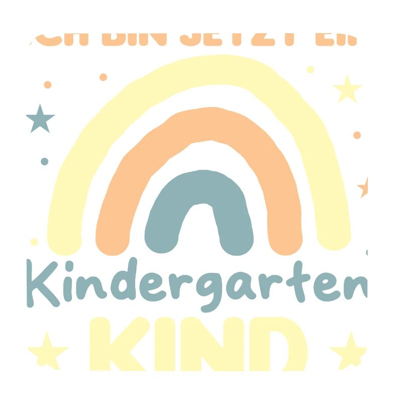 Kindergartenkind Regenbogen Ich bin jetzt im