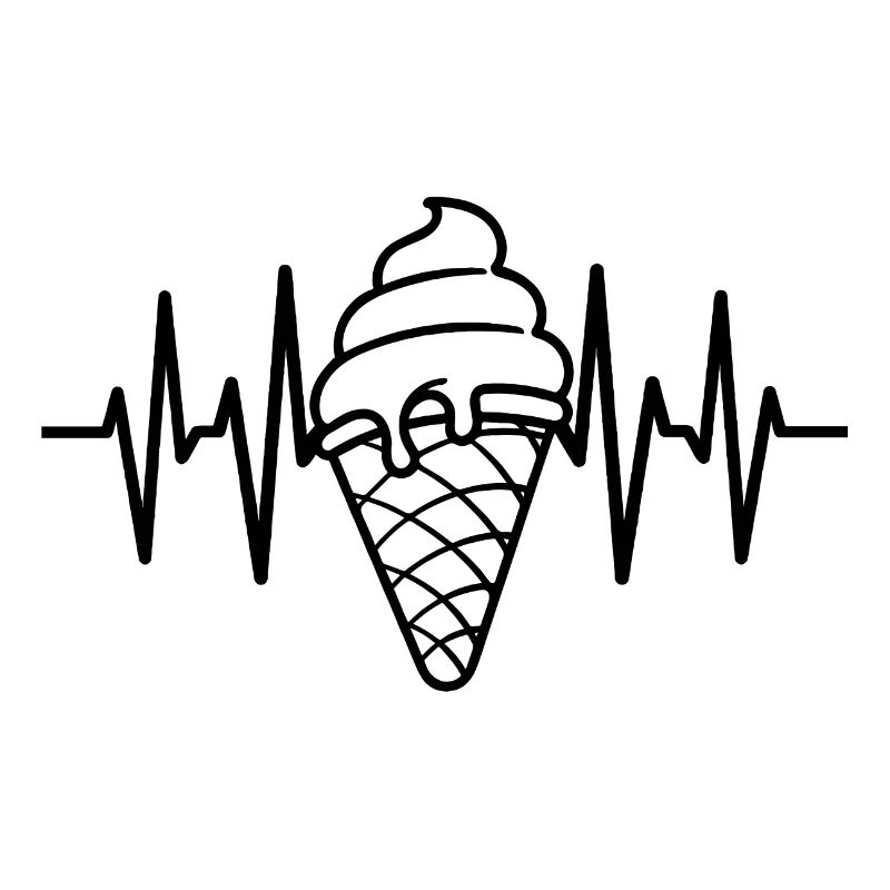 Eiscreme Liebe Eis Herzschlag