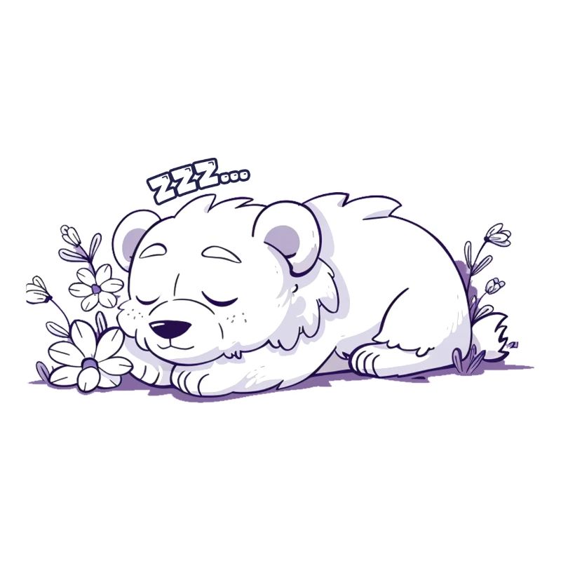 Sleeping Bear - Sticker