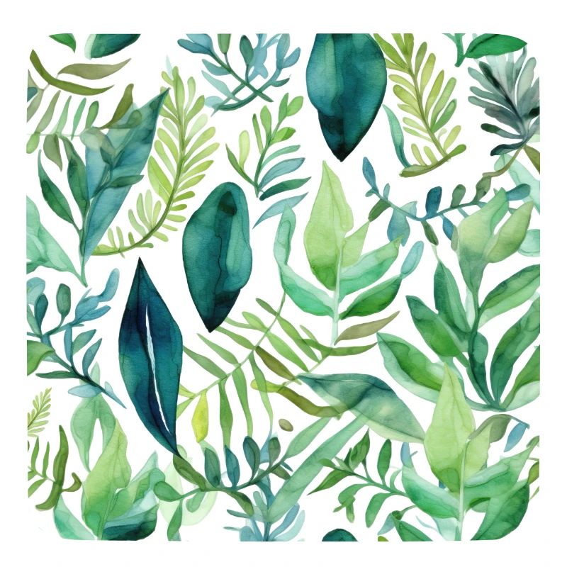 Watercolour Leaf Pattern