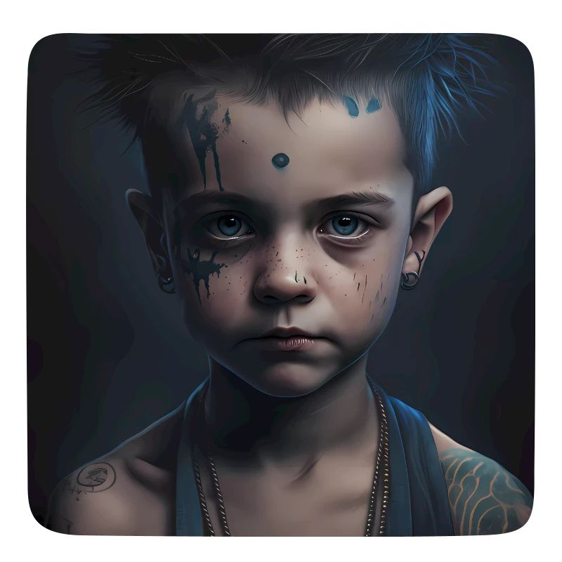 Kinder mit Tattoos