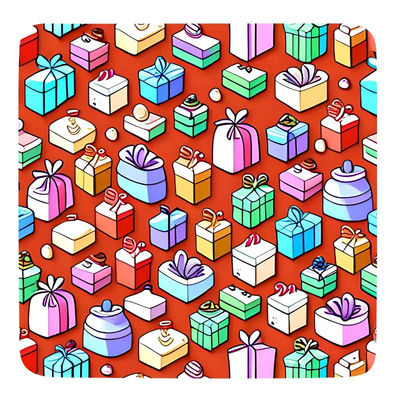 Colorful Presents Pattern