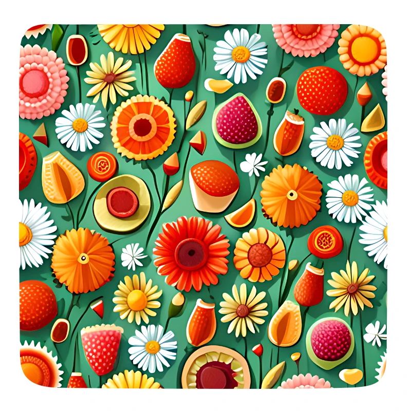 Sommerliches Blumenmuster