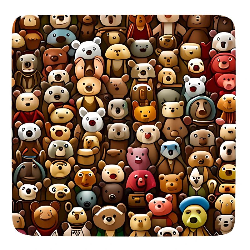 Cuddly Teddy Bears Pattern