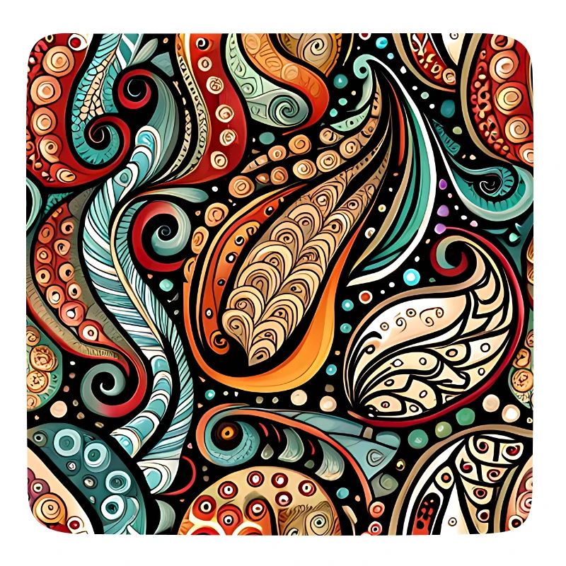 Zentangle-Paisley-Muster