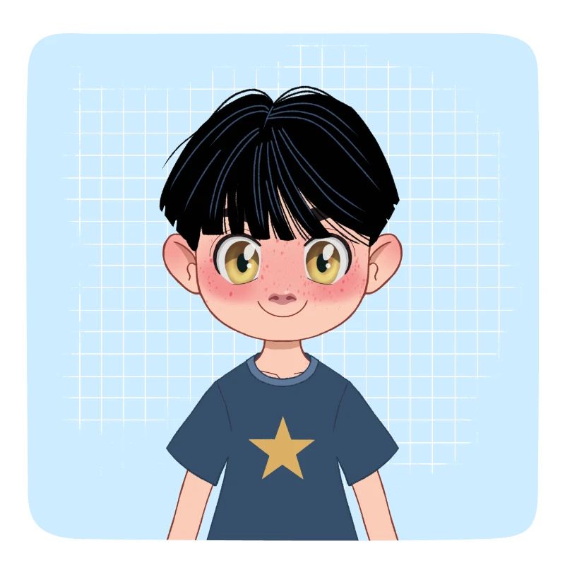 Manga Junge Chibi Figur