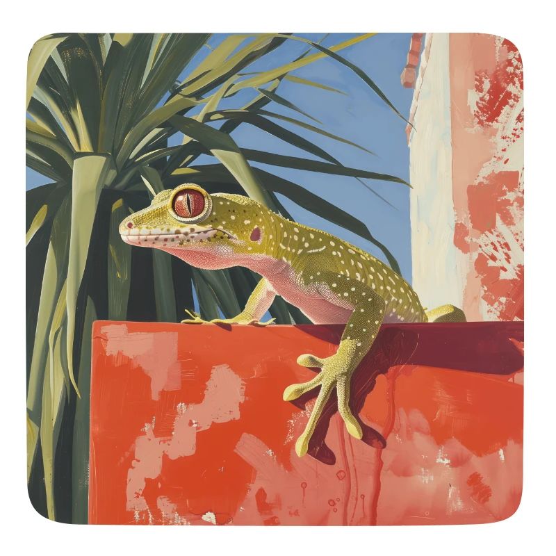 gecko, echse, bunt, tier, geschenk, geschenkidee