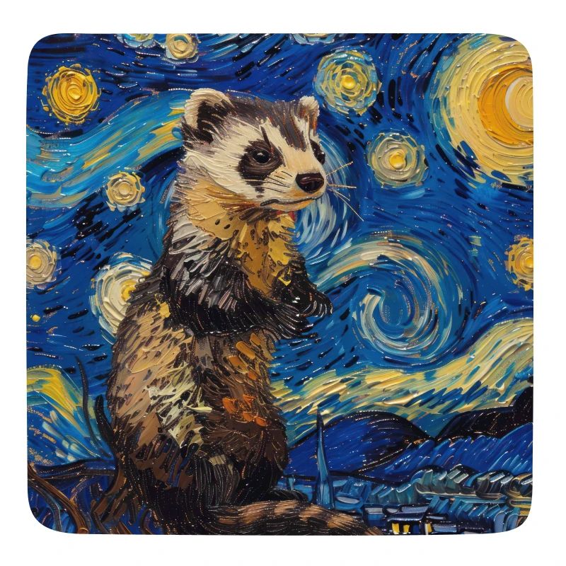 frettchen, Van Gogh, Geschenk
