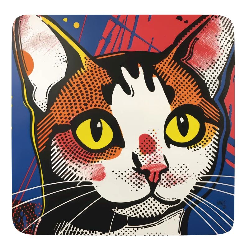 chat, motif de chat, bande dessinée, cadeau, idées cadeaux