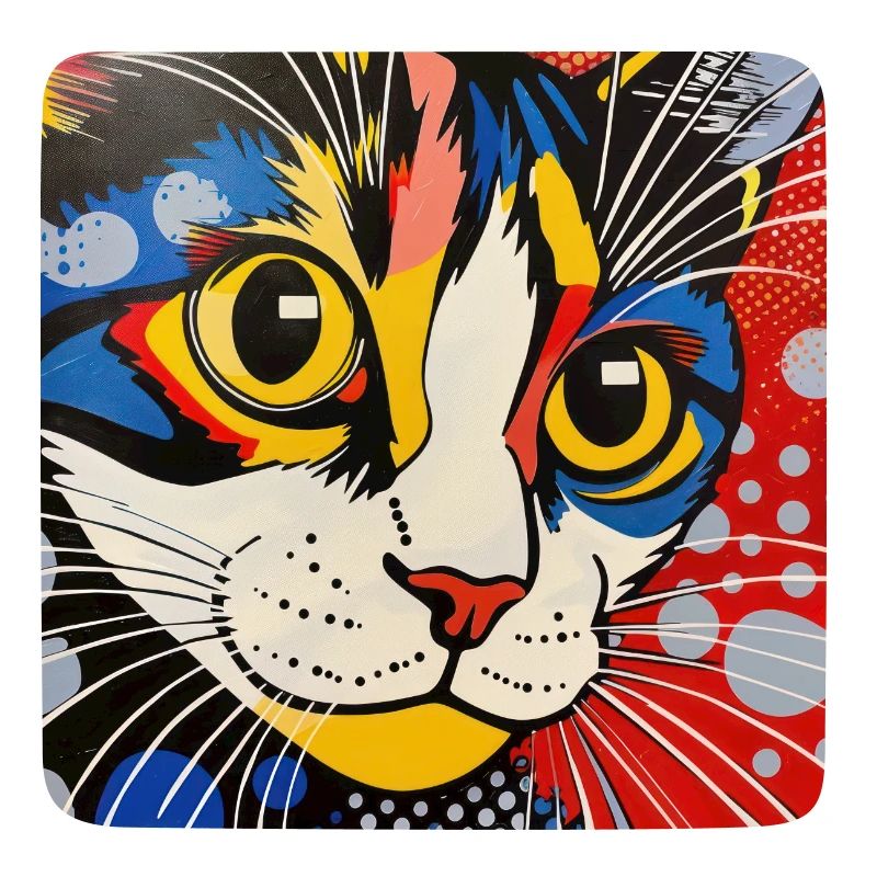 chat, motif de chat, bande dessinée, cadeau, idées cadeaux