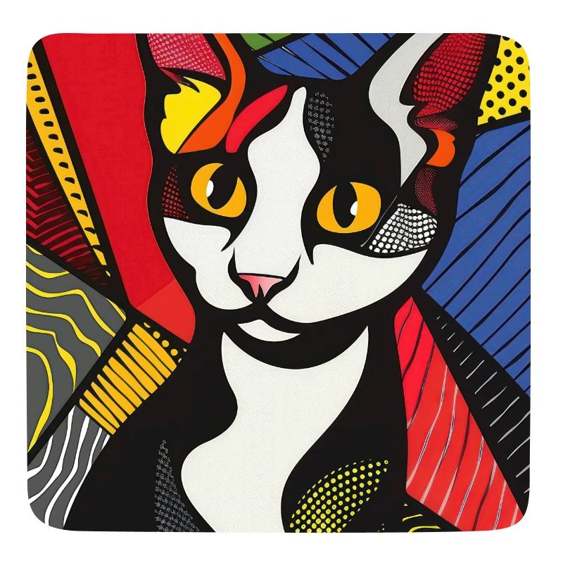 chat, motif de chat, bande dessinée, cadeau, idées cadeaux
