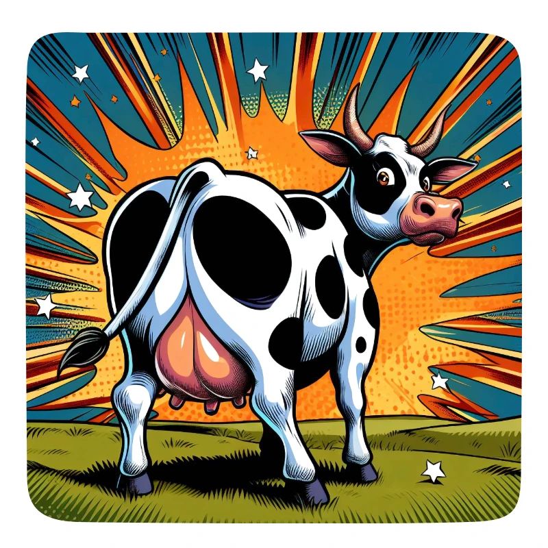 Vache de derrière