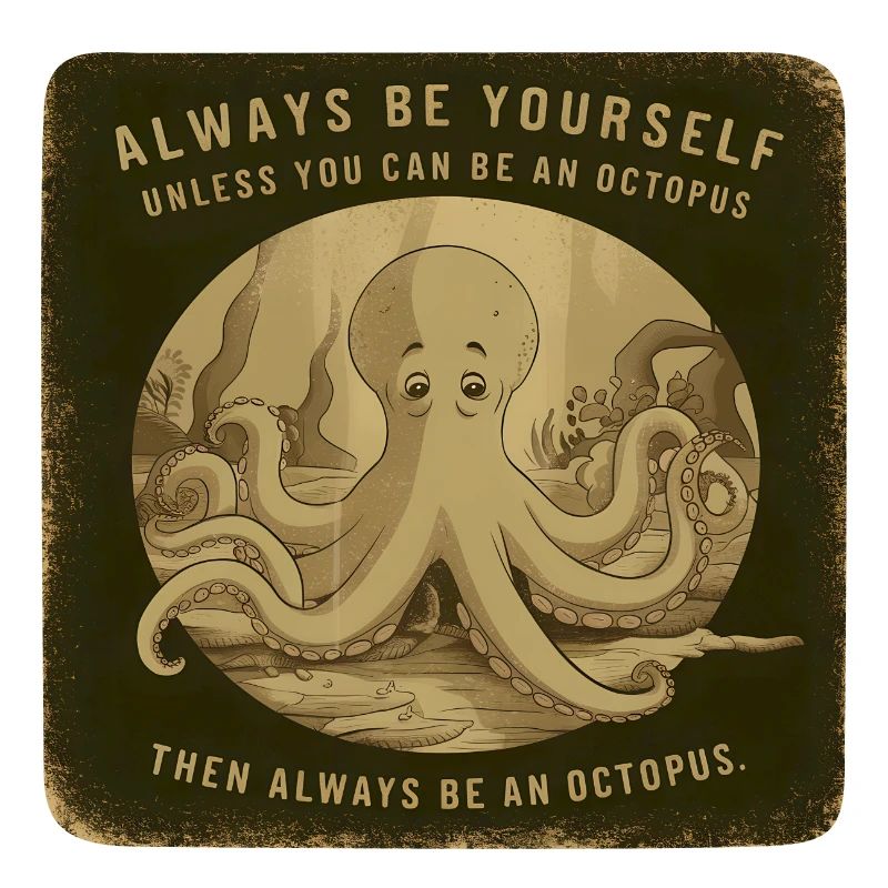 Sei Du selbst oder sei ein Oktopus Lebensweisheit