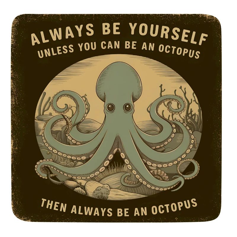 Sei Du selbst oder sei ein Oktopus Lebensweisheit