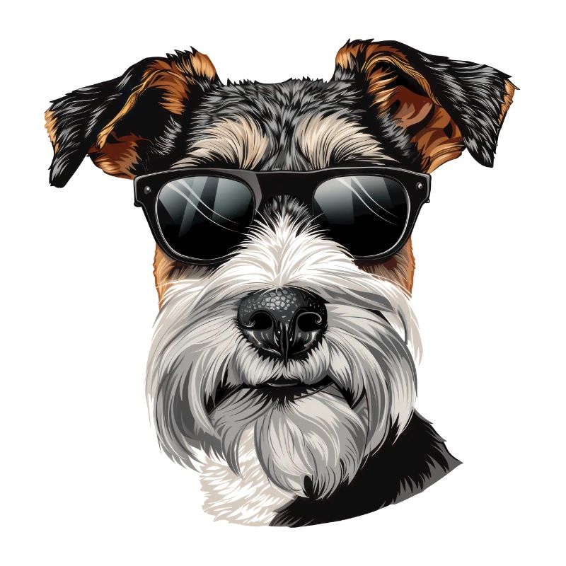 Drahthaar Foxterrier, Wire Fox Terrier, Hund