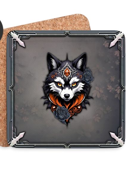 Majestätischer Wolfskopf,