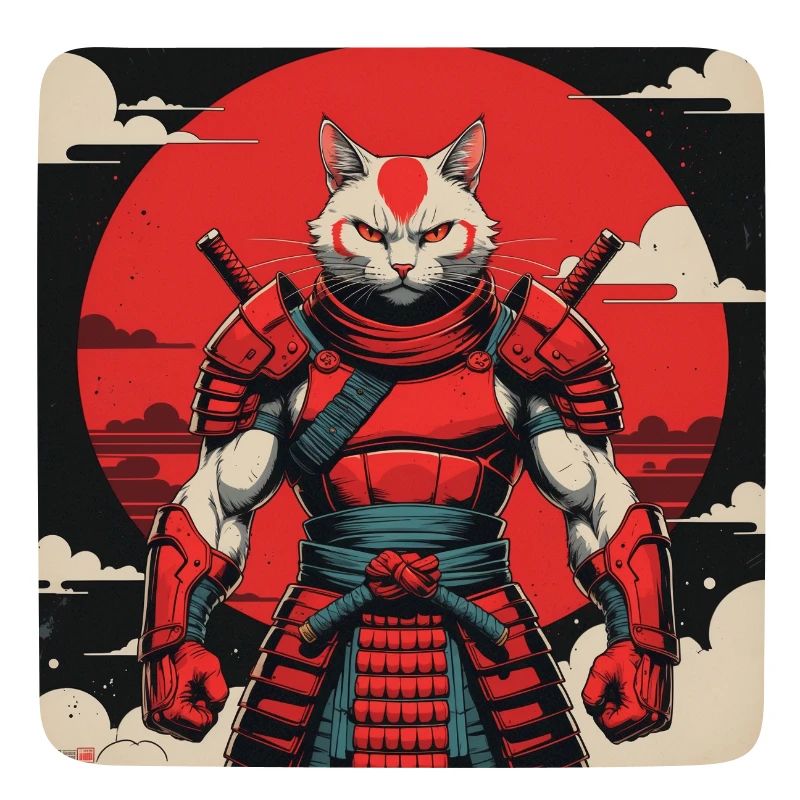 Samurai Cat Warrior
