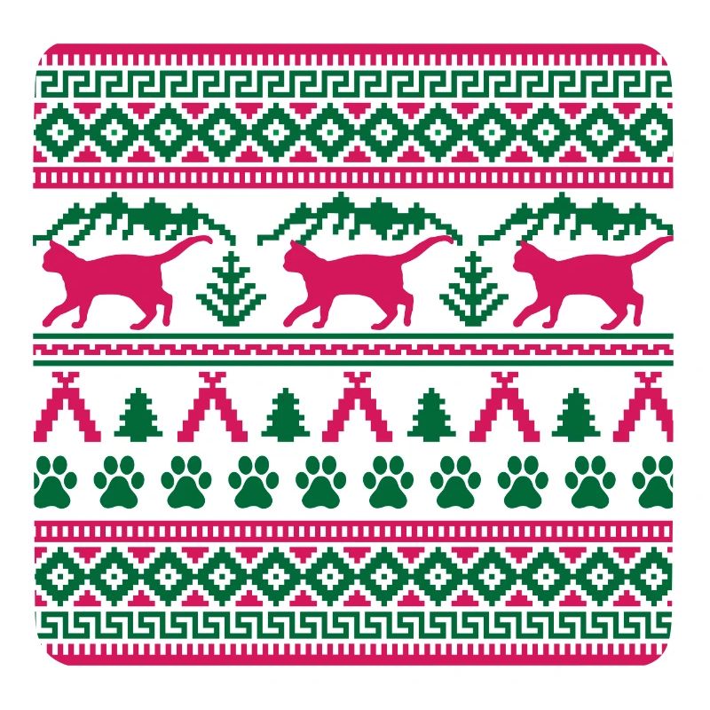 Weihnachtskatze Hässlicher Weihnachtspullover Geschenk